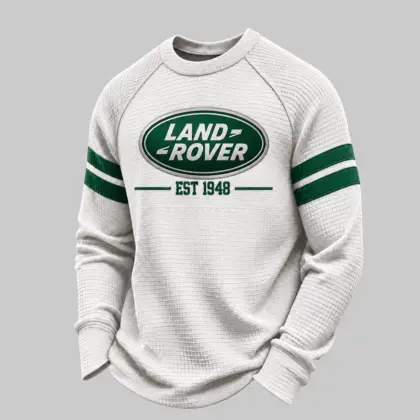 Land Rover | Varsity Stripe Raglan Waffle Sweatshirt
