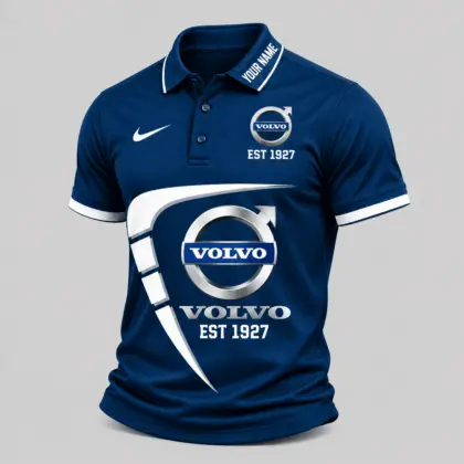 Volvo | Black White Graphic Polo