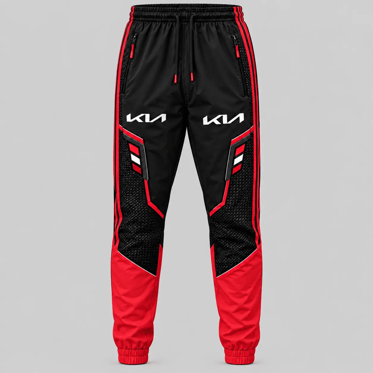 Kia | Blue Black Paneled Tracksuit Set - Jogger