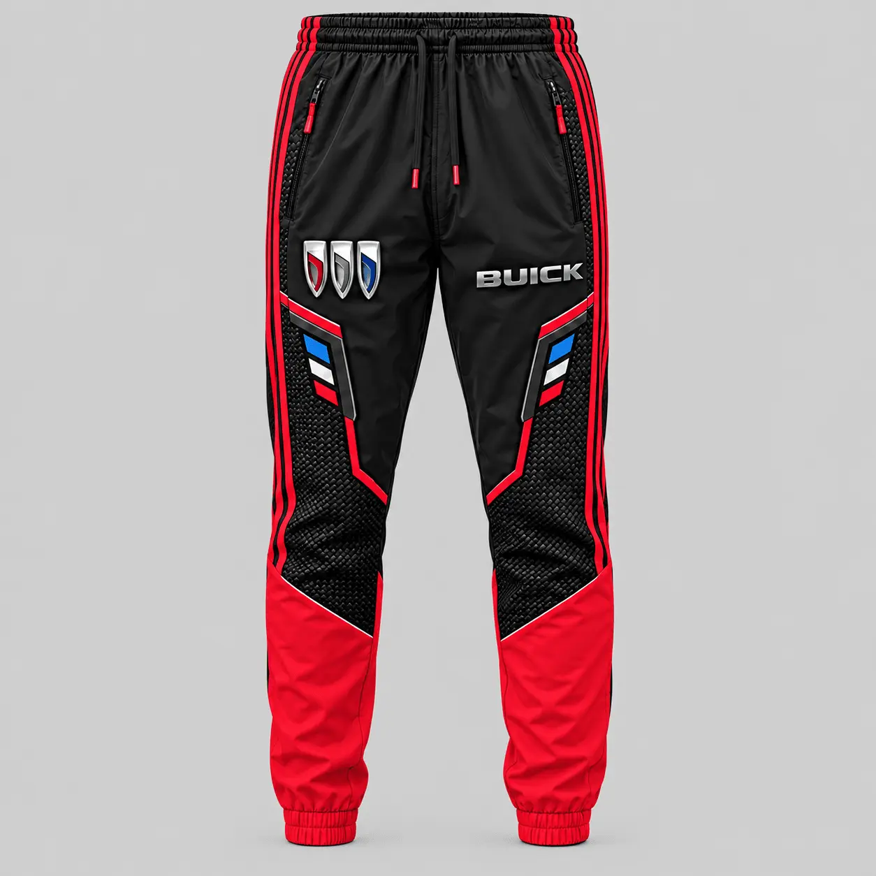 Buick | Blue Black Paneled Tracksuit Set - Jogger
