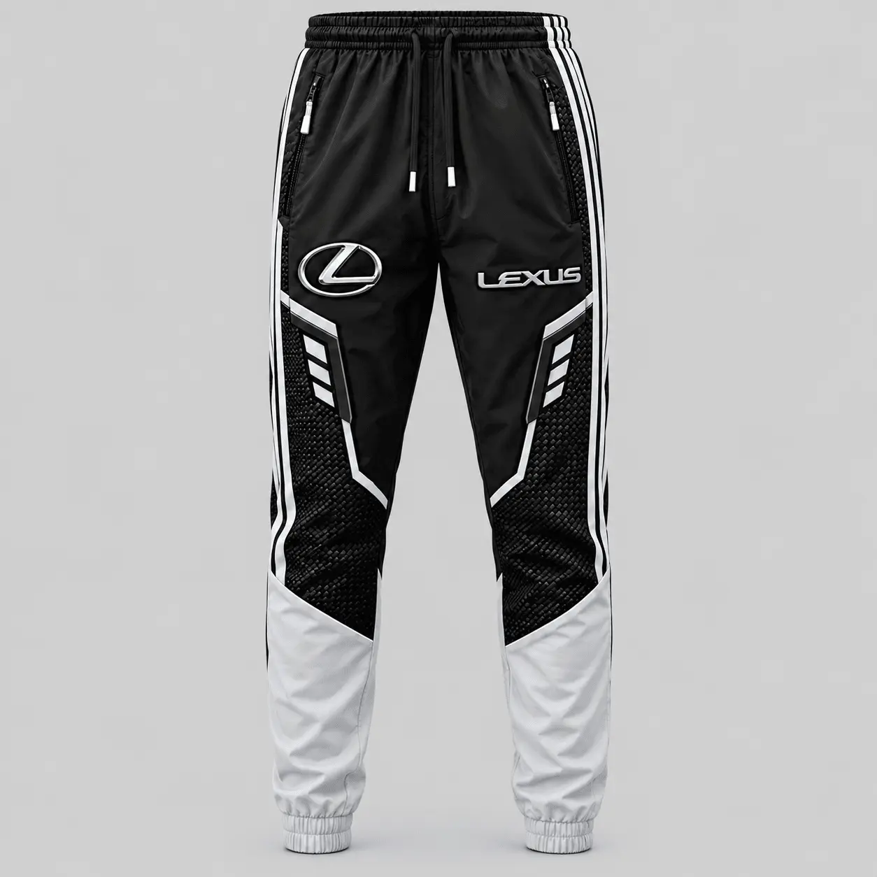 Lexus | Blue Black Paneled Tracksuit Set - Jogger