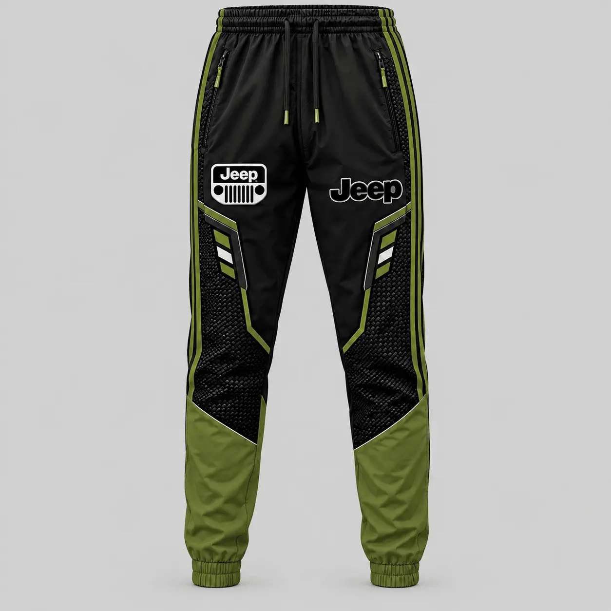 Jeep | Blue Black Paneled Tracksuit Set - Jogger