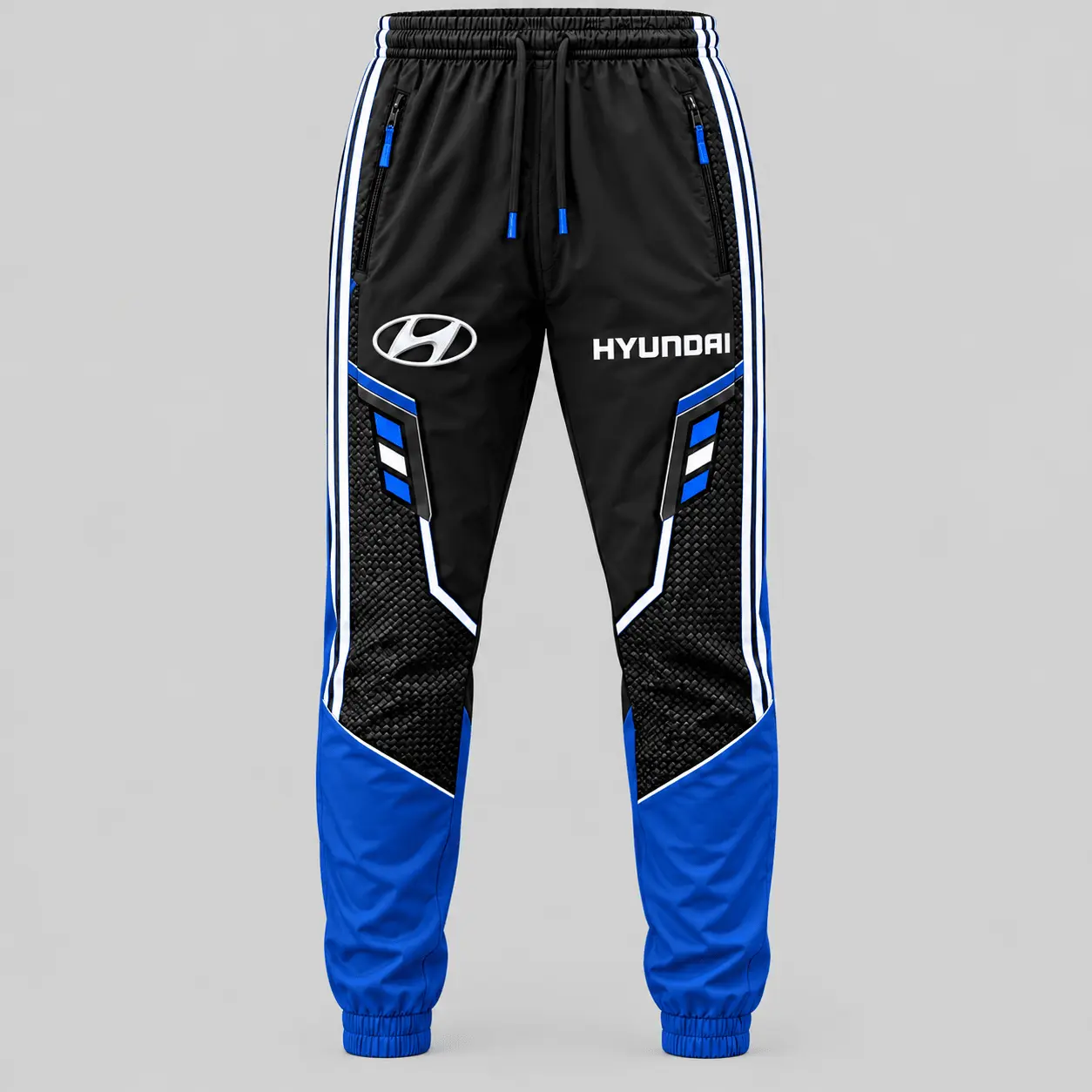 Hyundai | Blue Black Paneled Tracksuit Set - Jogger