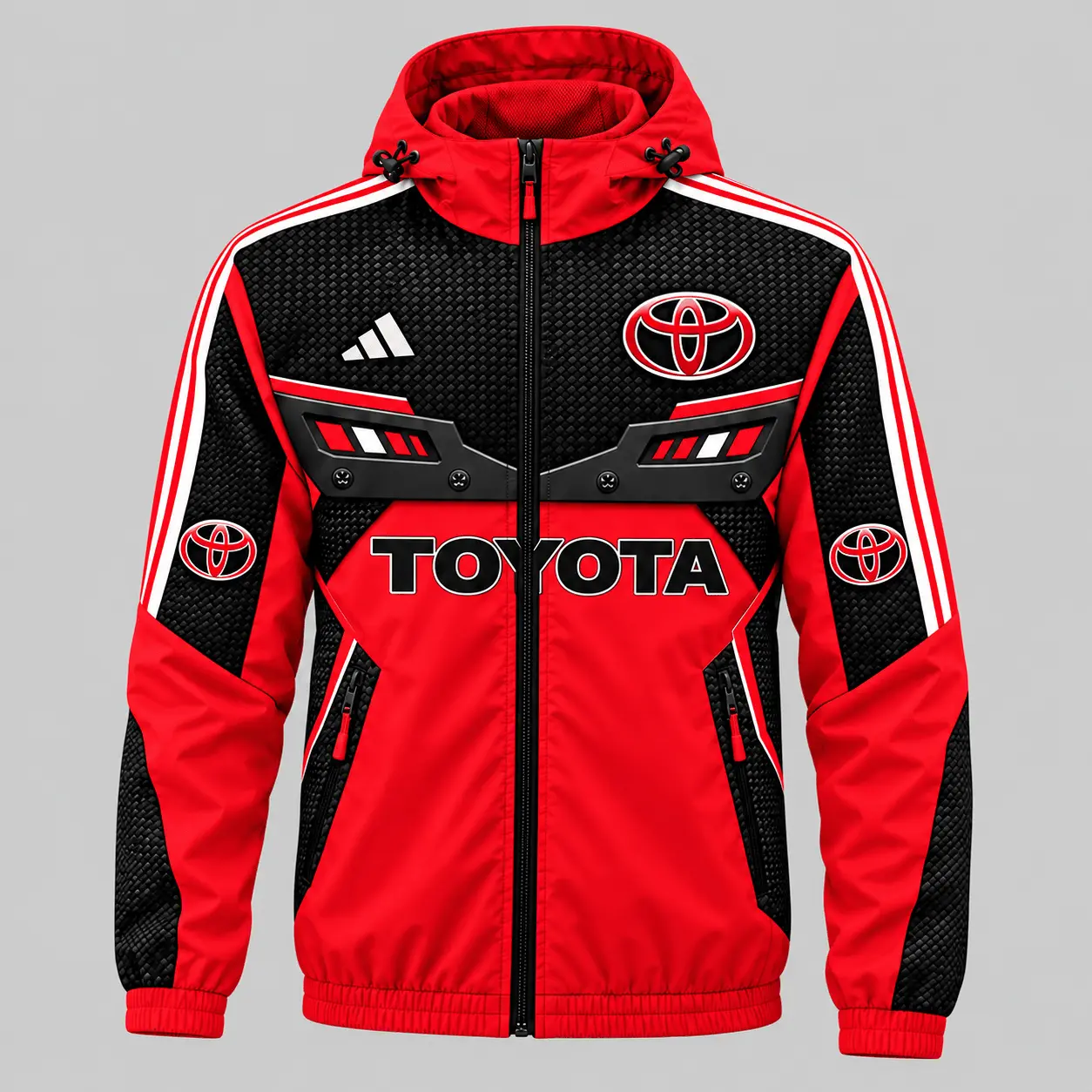 Toyota | Blue Black Paneled Tracksuit Set - Jacket