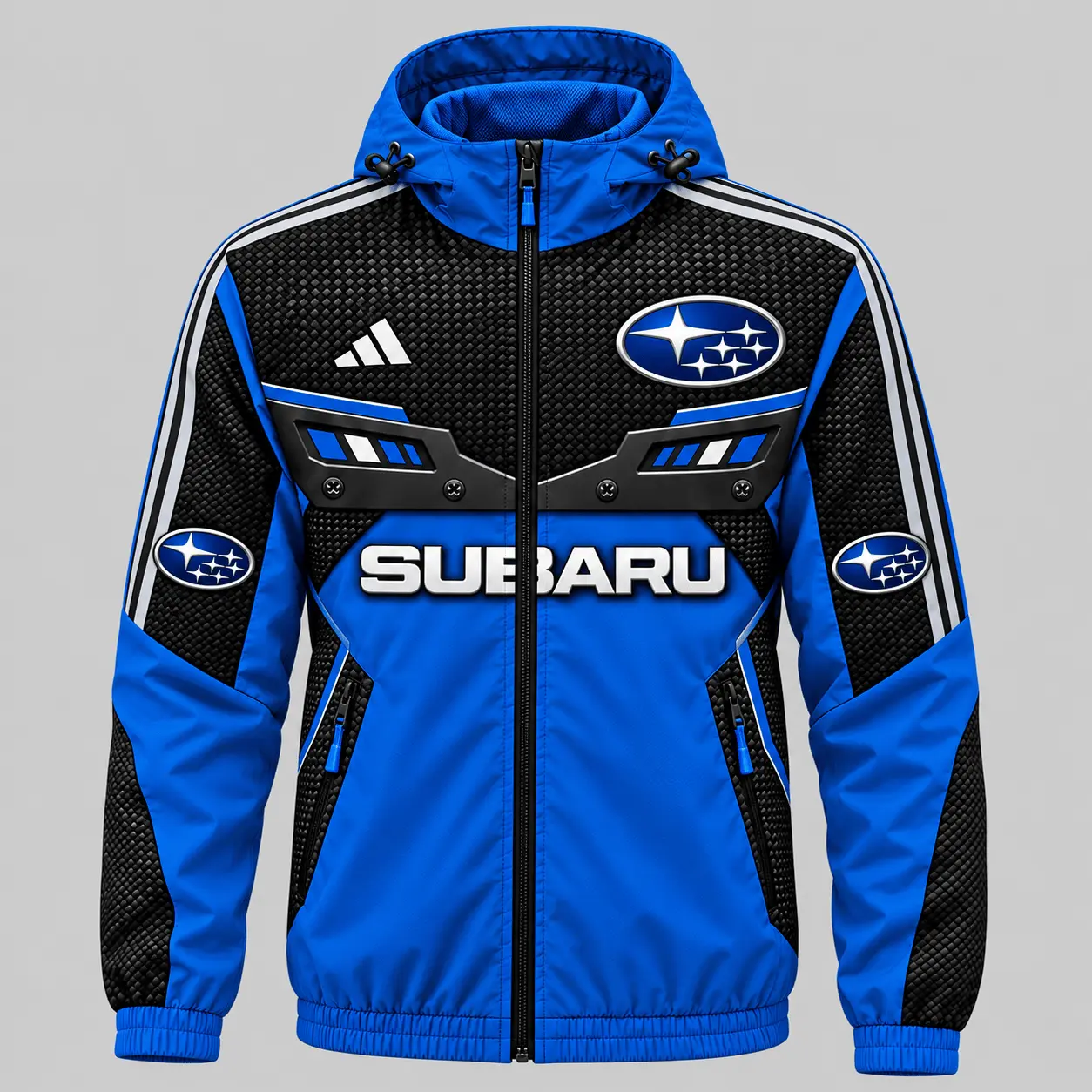 Subaru | Blue Black Paneled Tracksuit Set - Jacket