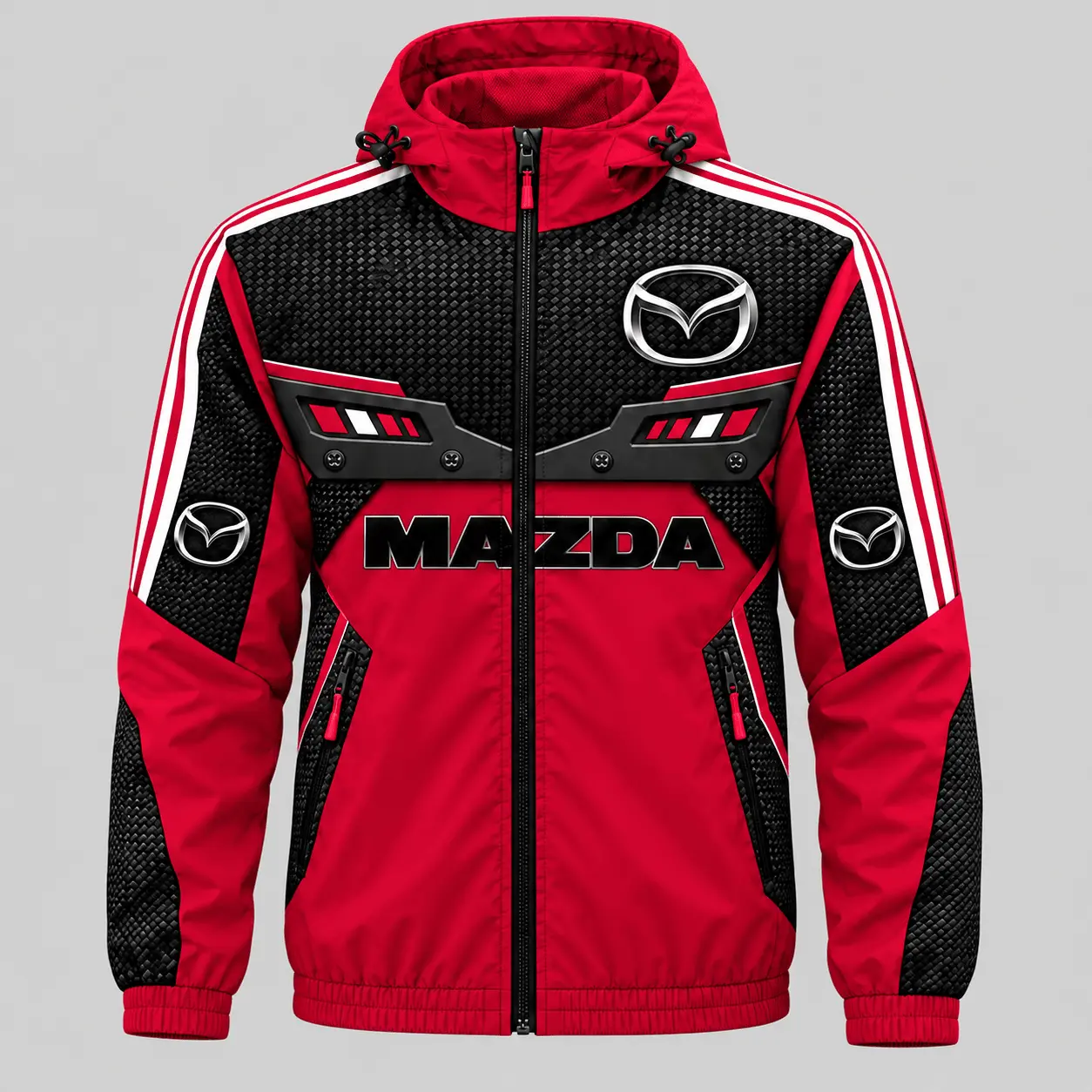 Mazda | Blue Black Paneled Tracksuit Set - Jacket