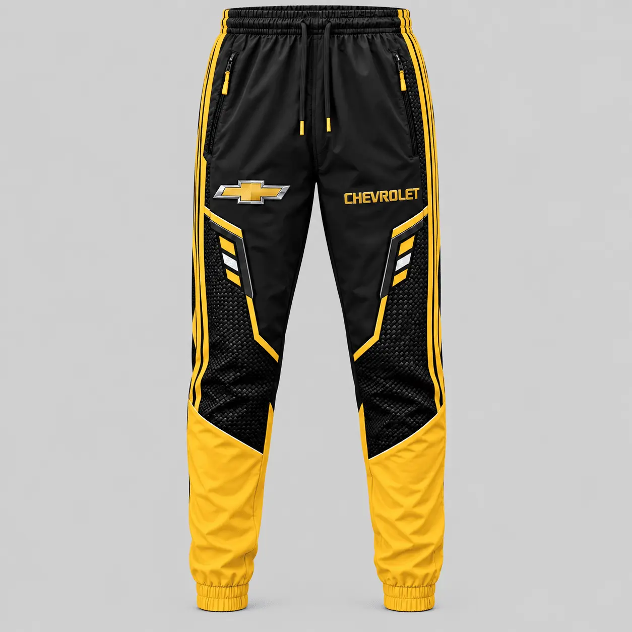 Chevrolet | Blue Black Paneled Tracksuit Set - Jogger
