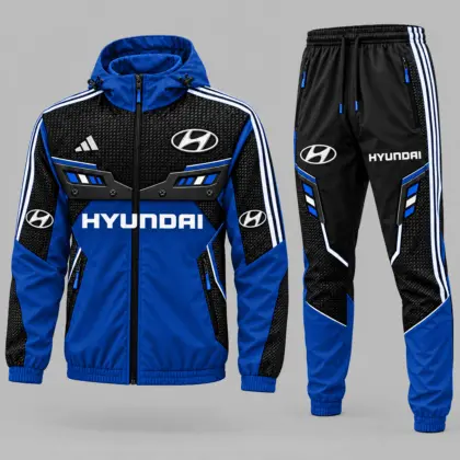 Hyundai | Textured Armor Panel Tracksuit Set