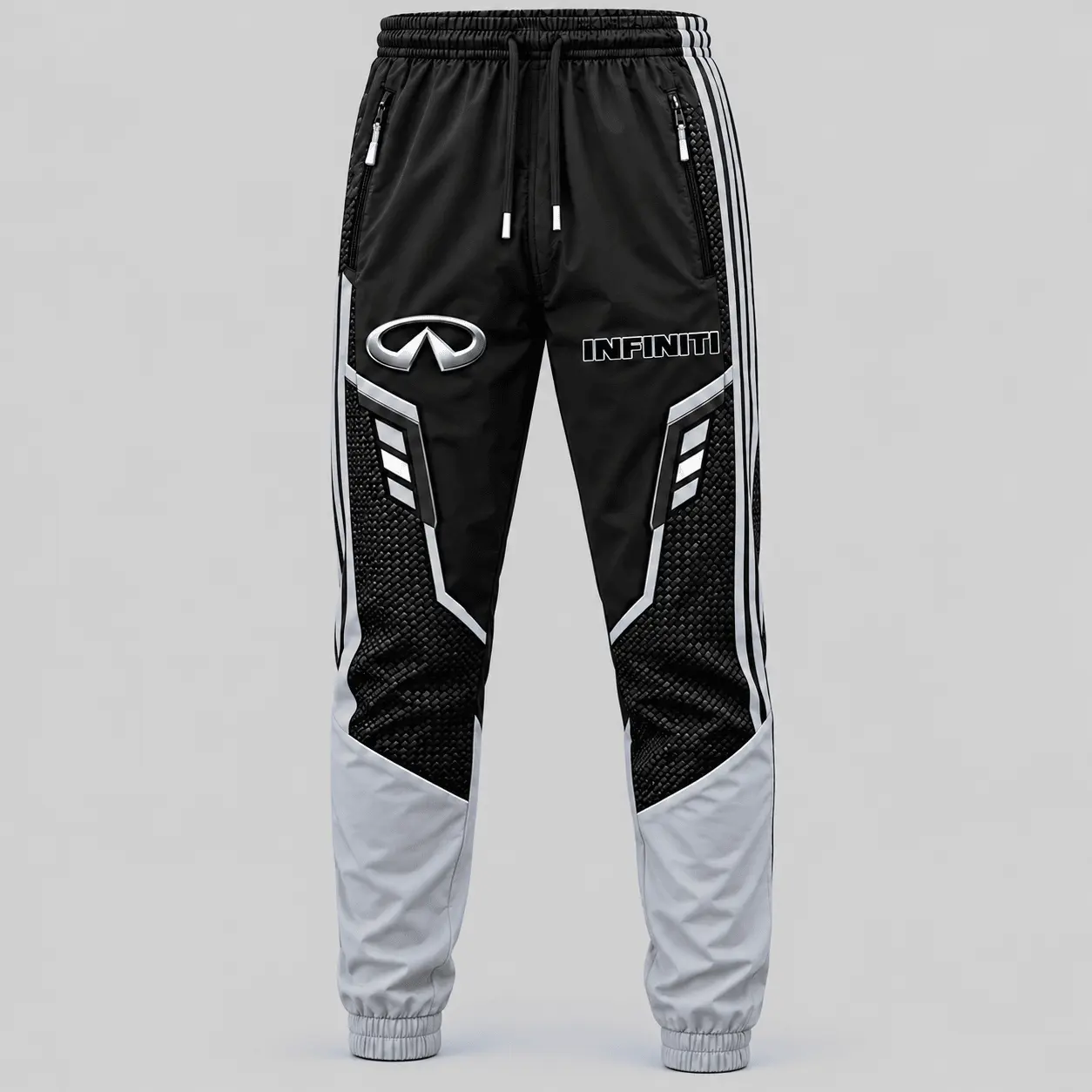 Infiniti | Blue Black Paneled Tracksuit Set - Jogger