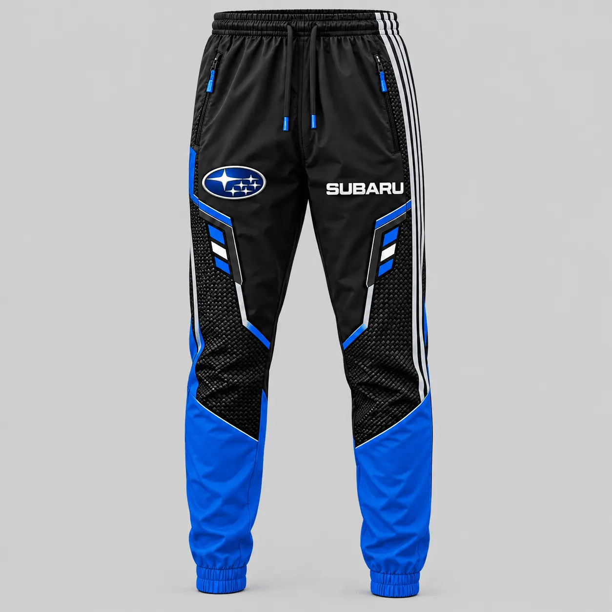 Subaru | Blue Black Paneled Tracksuit Set - Jogger