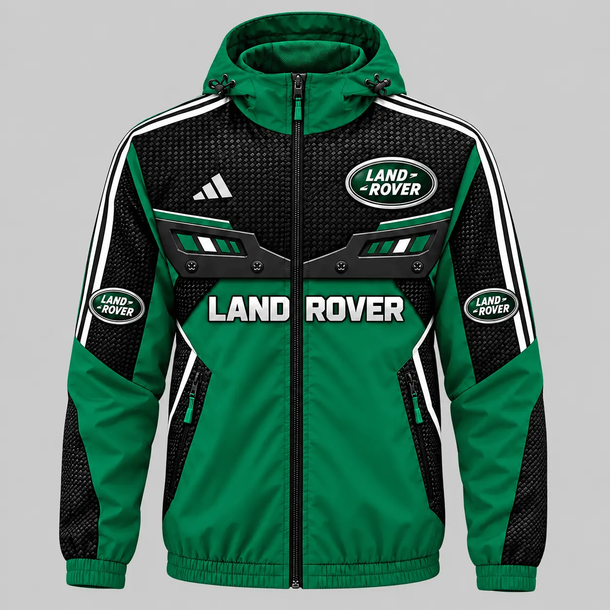 Land Rover | Blue Black Paneled Tracksuit Set - Jacket