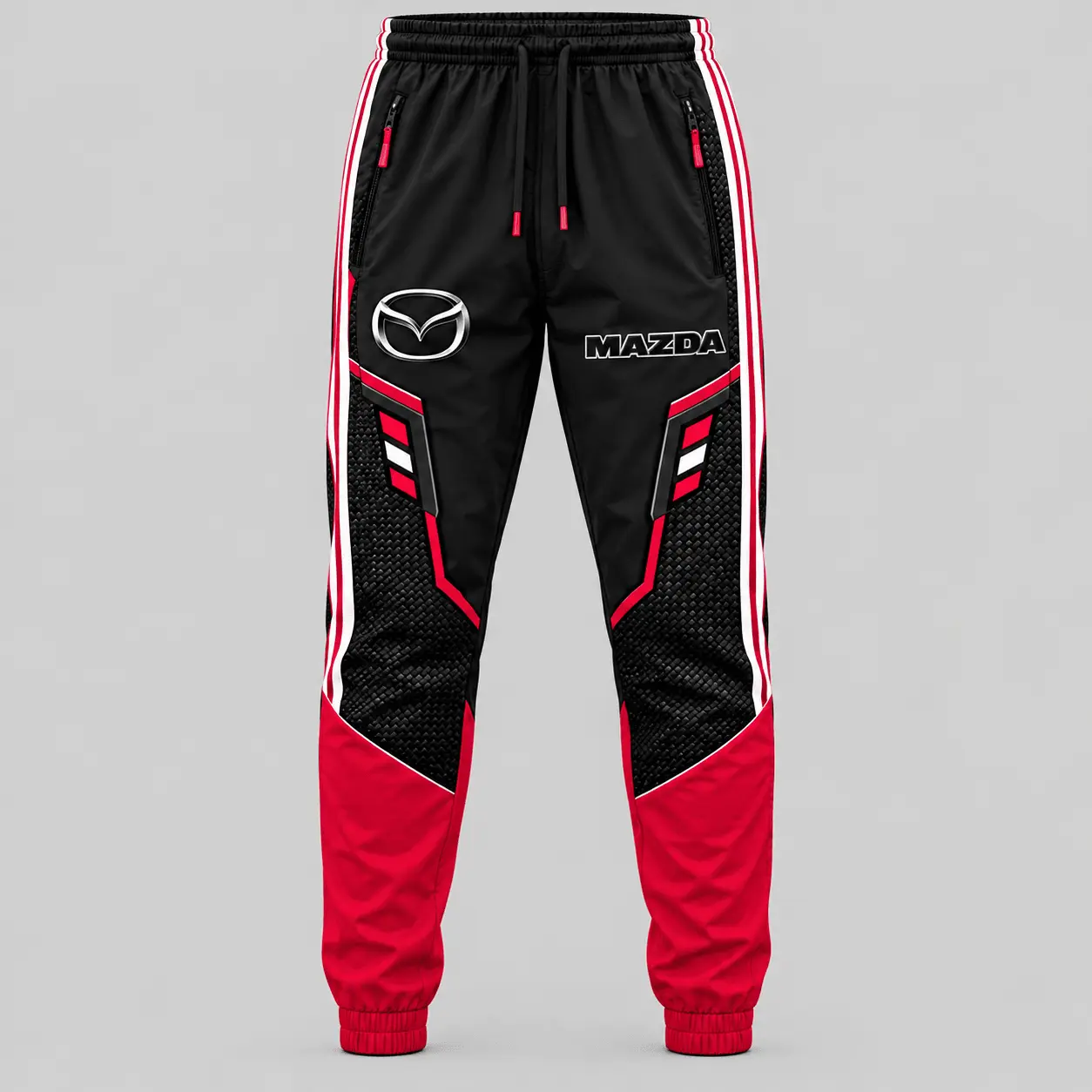 Mazda | Blue Black Paneled Tracksuit Set - Jogger