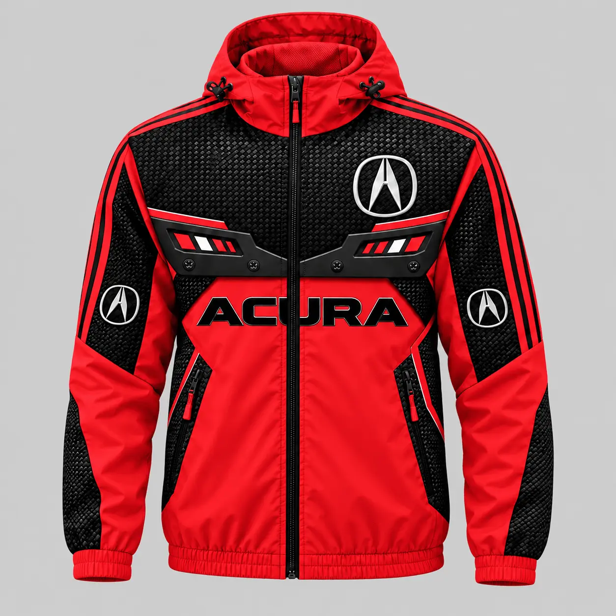 Acura | Blue Black Paneled Tracksuit Set - Jacket