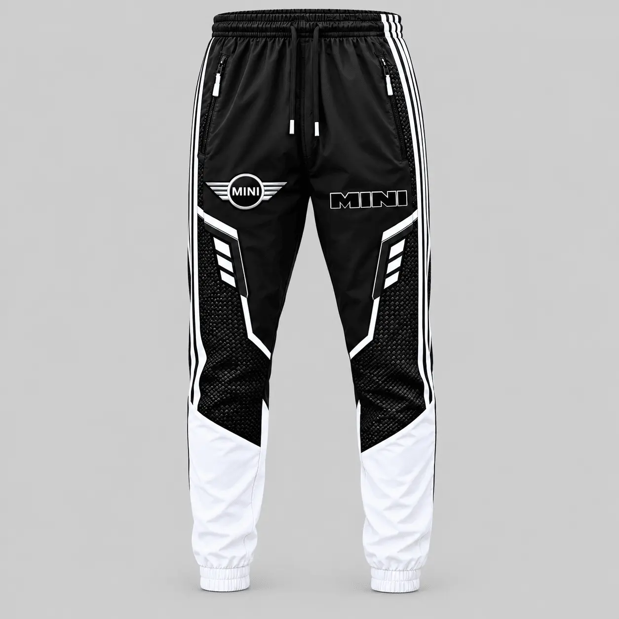Mini | Blue Black Paneled Tracksuit Set - Jogger