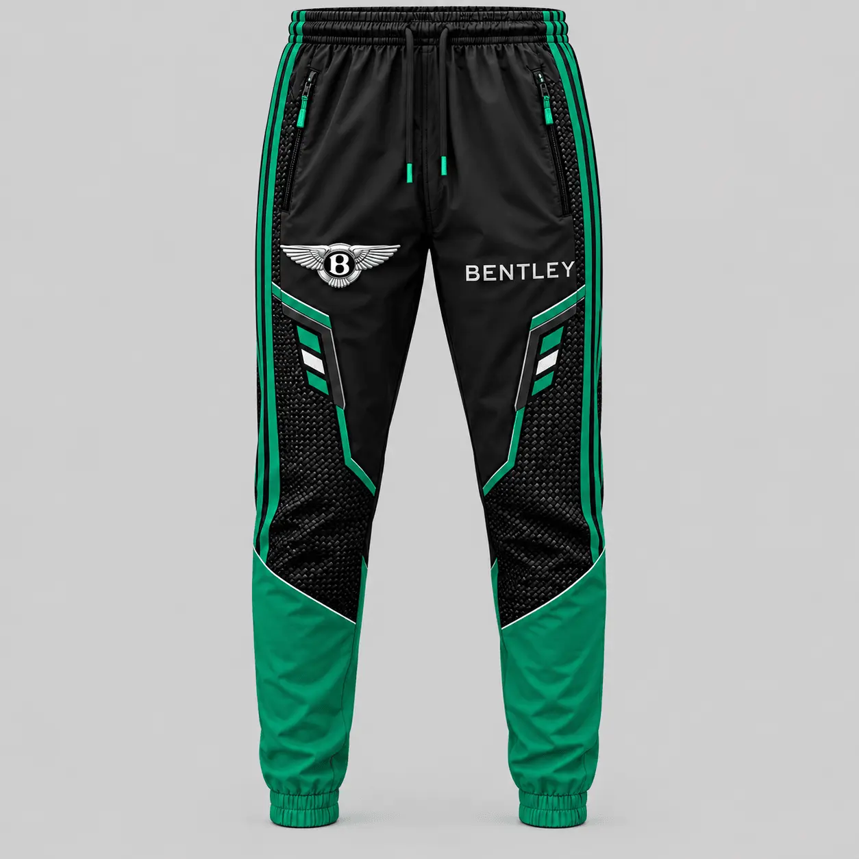 Bentley | Blue Black Paneled Tracksuit Set - Jogger