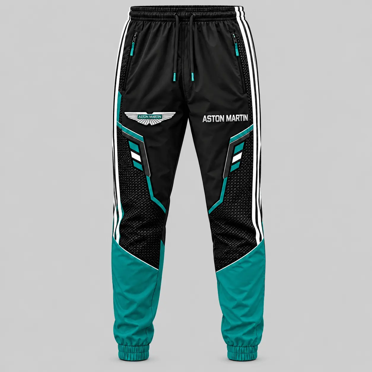 Aston Martin | Blue Black Paneled Tracksuit Set - Jogger