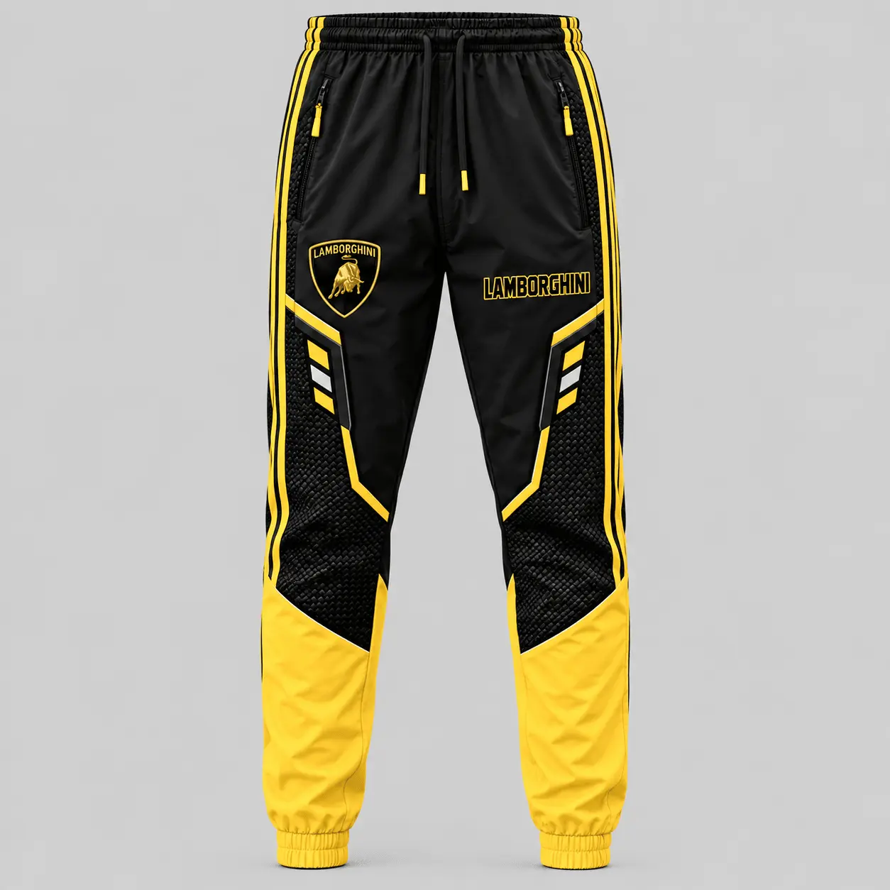 Lamborghini | Blue Black Paneled Tracksuit Set - Jogger