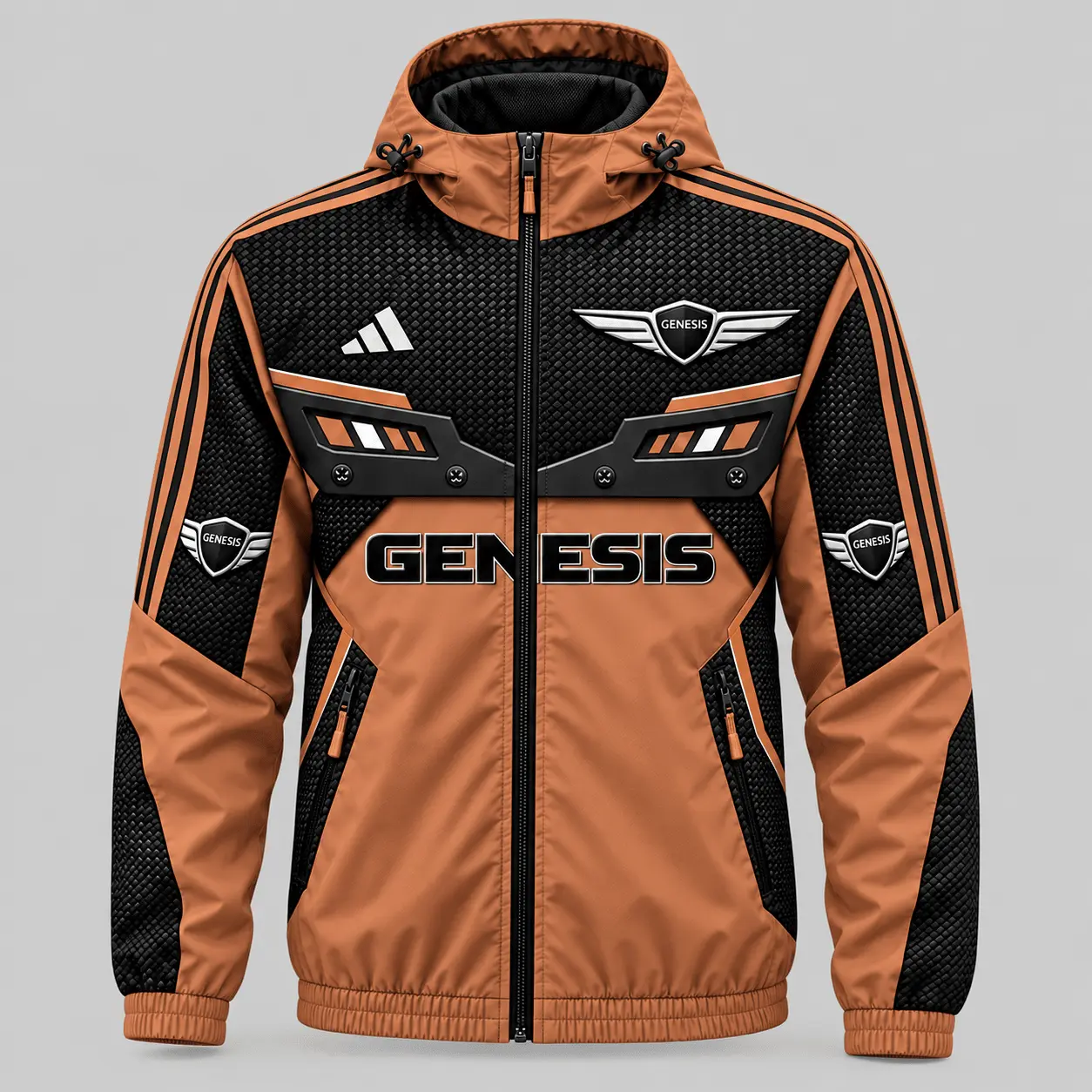 Genesis | Blue Black Paneled Tracksuit Set - Jacket