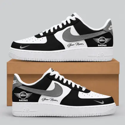 Mini | Personalized Script Paneled AF1 Sneakers