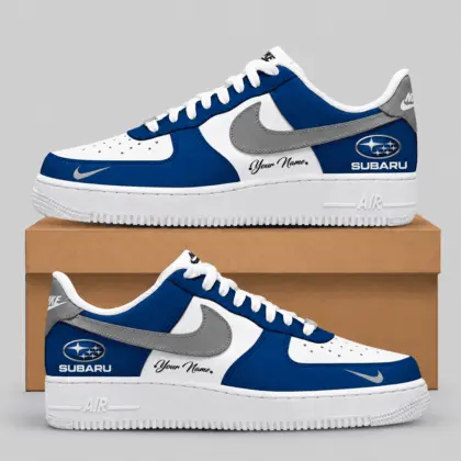 Subaru | Personalized Script Paneled AF1 Sneakers