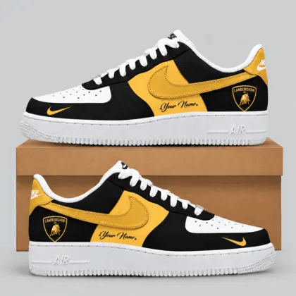 Lamborghini | Personalized Script Paneled AF1 Sneakers