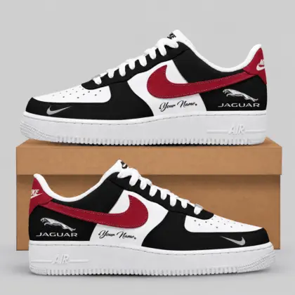 Jaguar | Personalized Script Paneled AF1 Sneakers