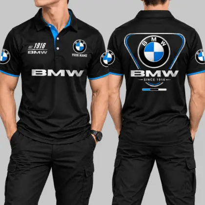 BMW | Black Red Metallic Graphic Polo