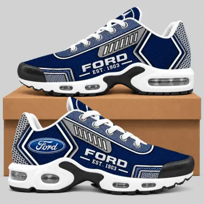 Ford | Black Silver Honeycomb Air Max Shoes