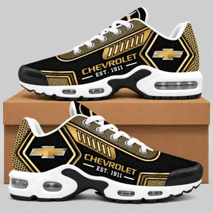 Chevrolet | Black Silver Honeycomb Air Max Shoes