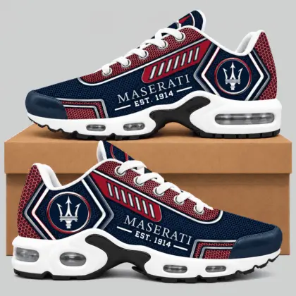Maserati | Black Silver Honeycomb Air Max Shoes