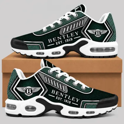 Bentley | Black Silver Honeycomb Air Max Shoes