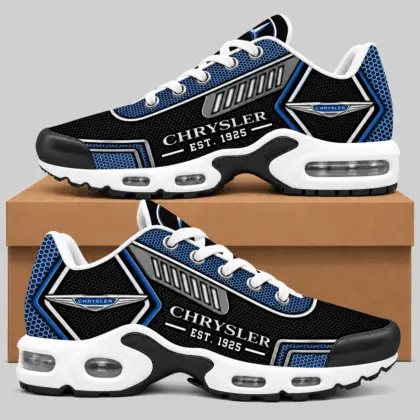 Chrysler | Black Silver Honeycomb Air Max Shoes