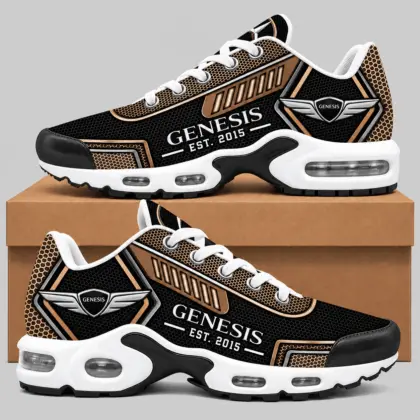 Genesis | Black Silver Honeycomb Air Max Shoes
