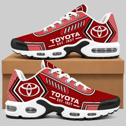 Toyota | Black Silver Honeycomb Air Max Shoes