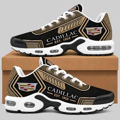 Cadillac | Black Silver Honeycomb Air Max Shoes