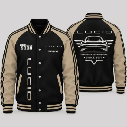 Lucid | Black Gray Raglan Baseball Jacket