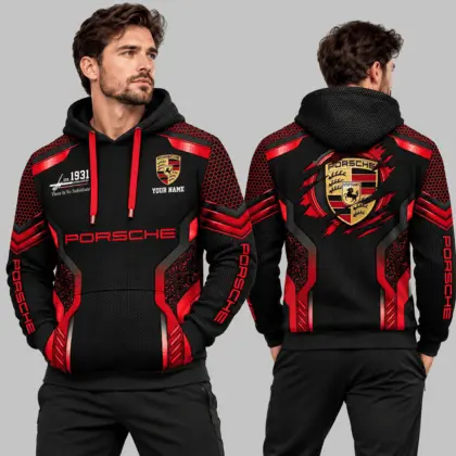 Porsche | Honeycomb Armor Slash Graphic Hoodie