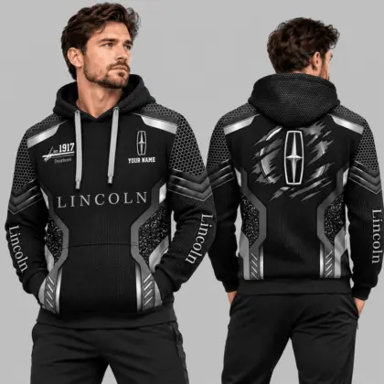Lincoln | Honeycomb Armor Slash Graphic Hoodie