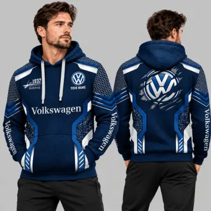 Volkswagen | Black Silver Honeycomb Armor Hoodie