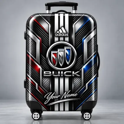 Buick | Futuristic Carbon Fiber Racing Stripe Personalized Protective Luggage Cover