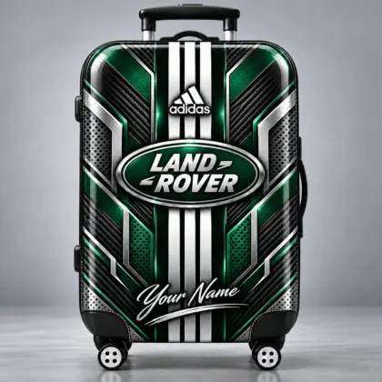 Land Rover | Futuristic Carbon Fiber Racing Stripe Personalized Protective Luggage Cover