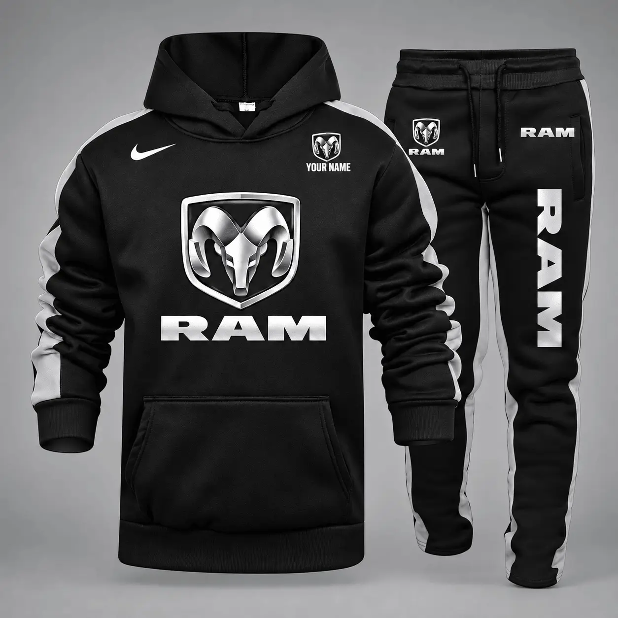 Ram | Racing Stripe Graphic Tracksuit Set