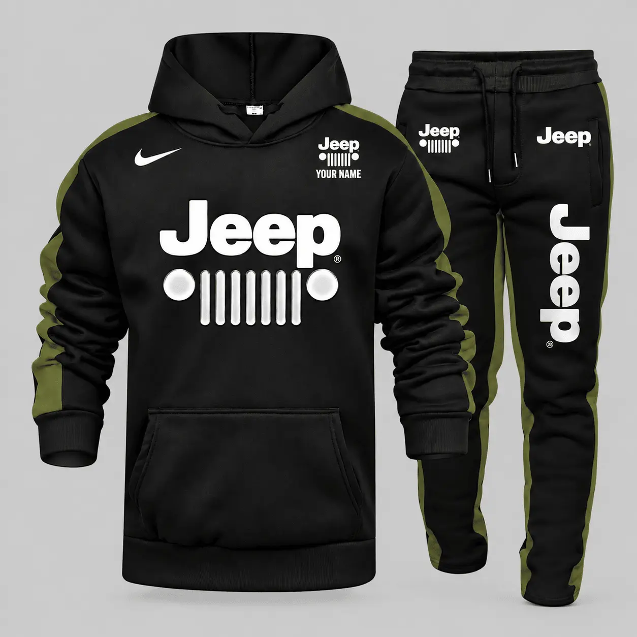 Jeep | Racing Stripe Graphic Tracksuit Set