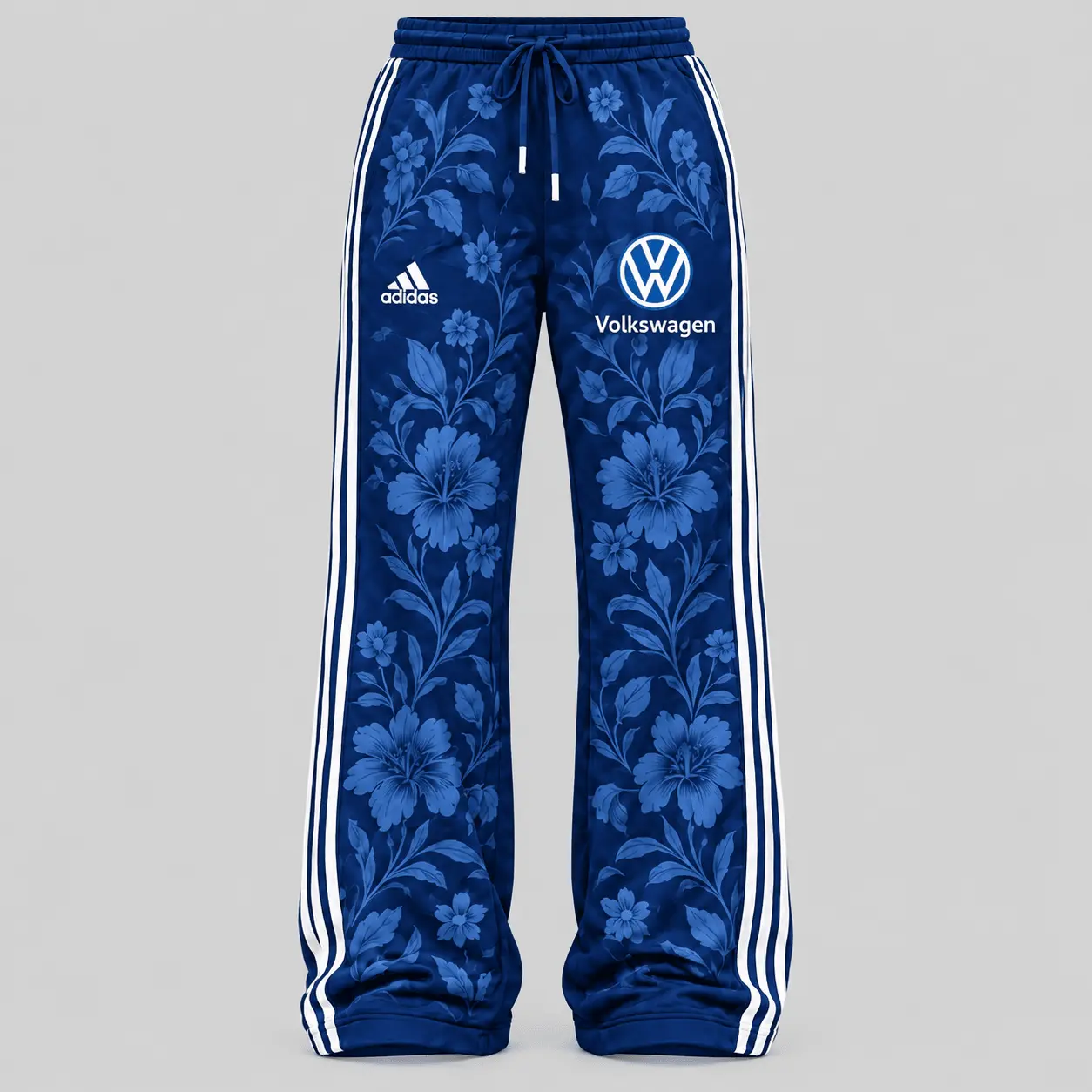 Volkswagen | Floral Side-Stripe Quarter-Zip + Pants - Pants