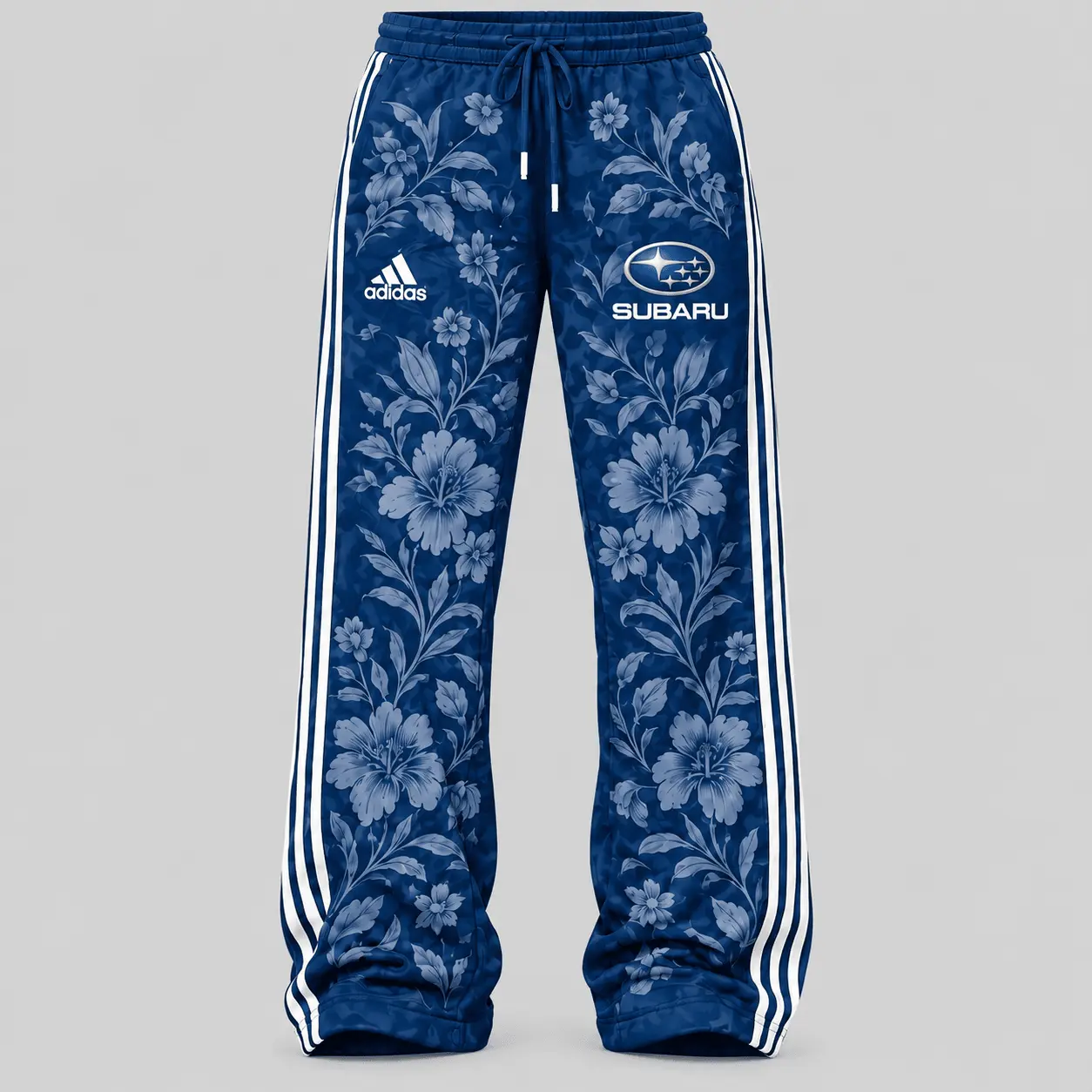 Subaru | Floral Side-Stripe Quarter-Zip + Pants - Pants