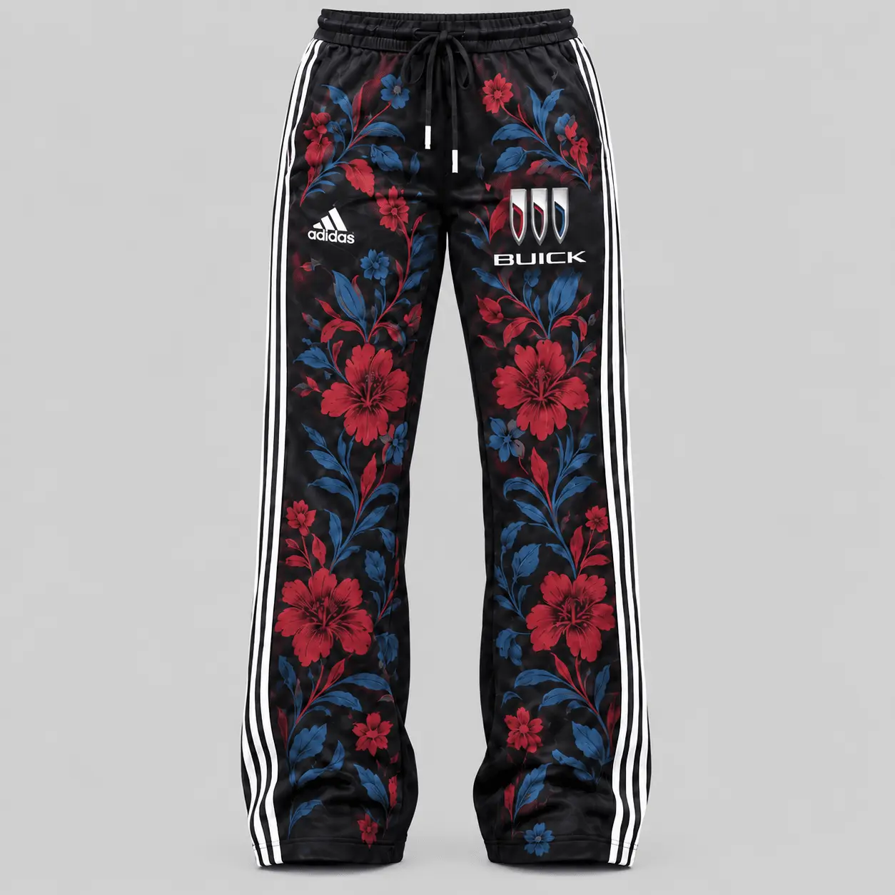 Buick | Floral Side-Stripe Quarter-Zip + Pants - Pants