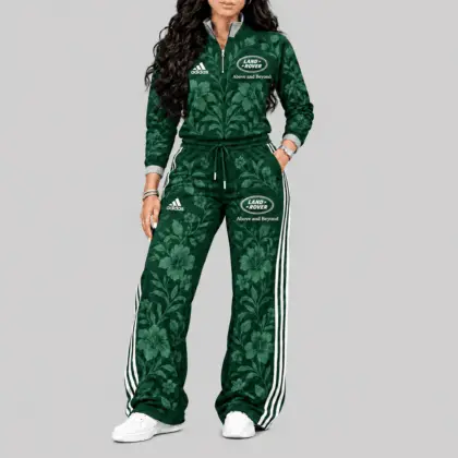 Land Rover | Floral Side-Stripe Quarter-Zip + Pants