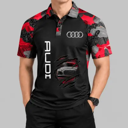 Audi | Camouflage Raglan Claw Graphic Polo