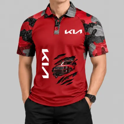 Kia | Camouflage Raglan Claw Graphic Polo