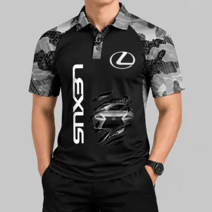 Lexus | Camouflage Raglan Claw Graphic Polo